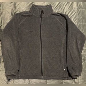 Women’s 1x Columbia Full Zip Mock Neck Fleece Jacket